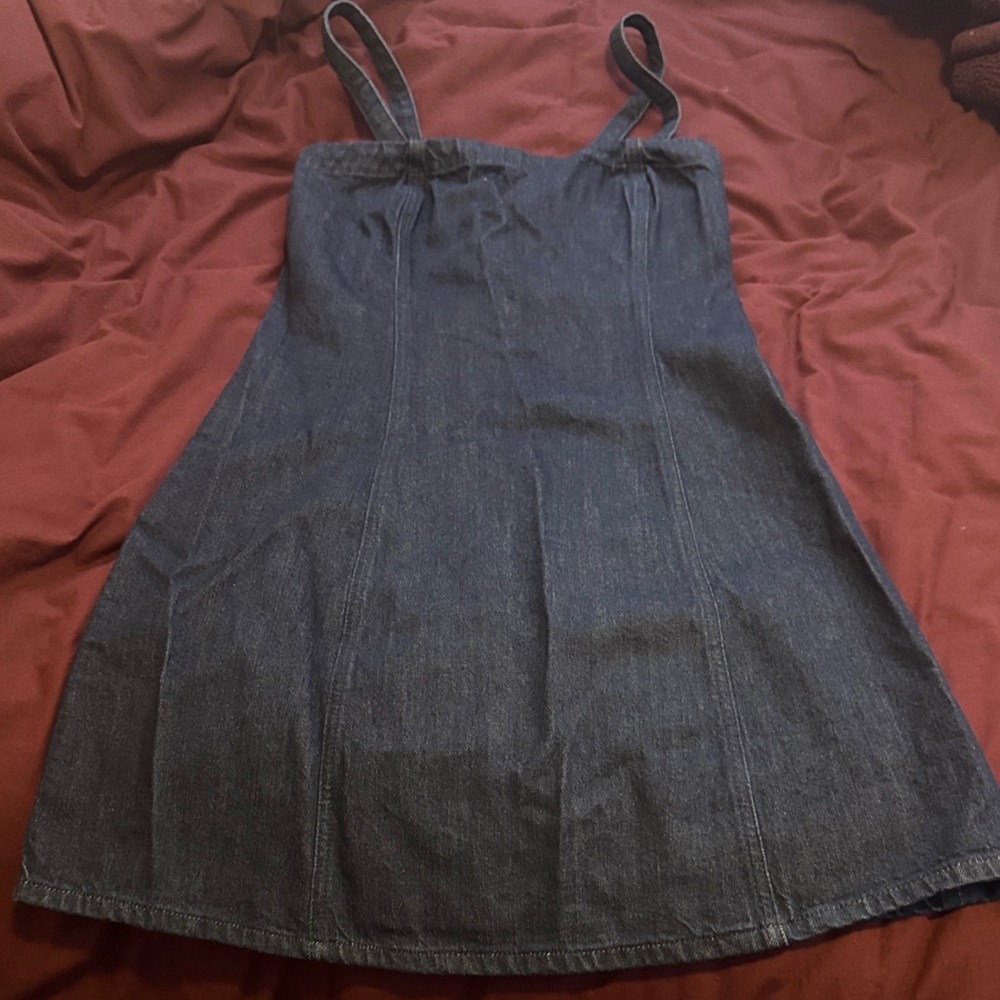 Madewell Denim strapless Dress